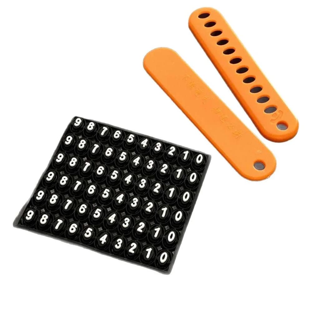 إكسسوارات حلقة مفاتيح بطاقة لوحة أرقام هاتف السيارة أرقام إبداعية قلادة حلقة مفاتيح هدية سلسلة مفاتيح DIY لمنع الفقدان - 6