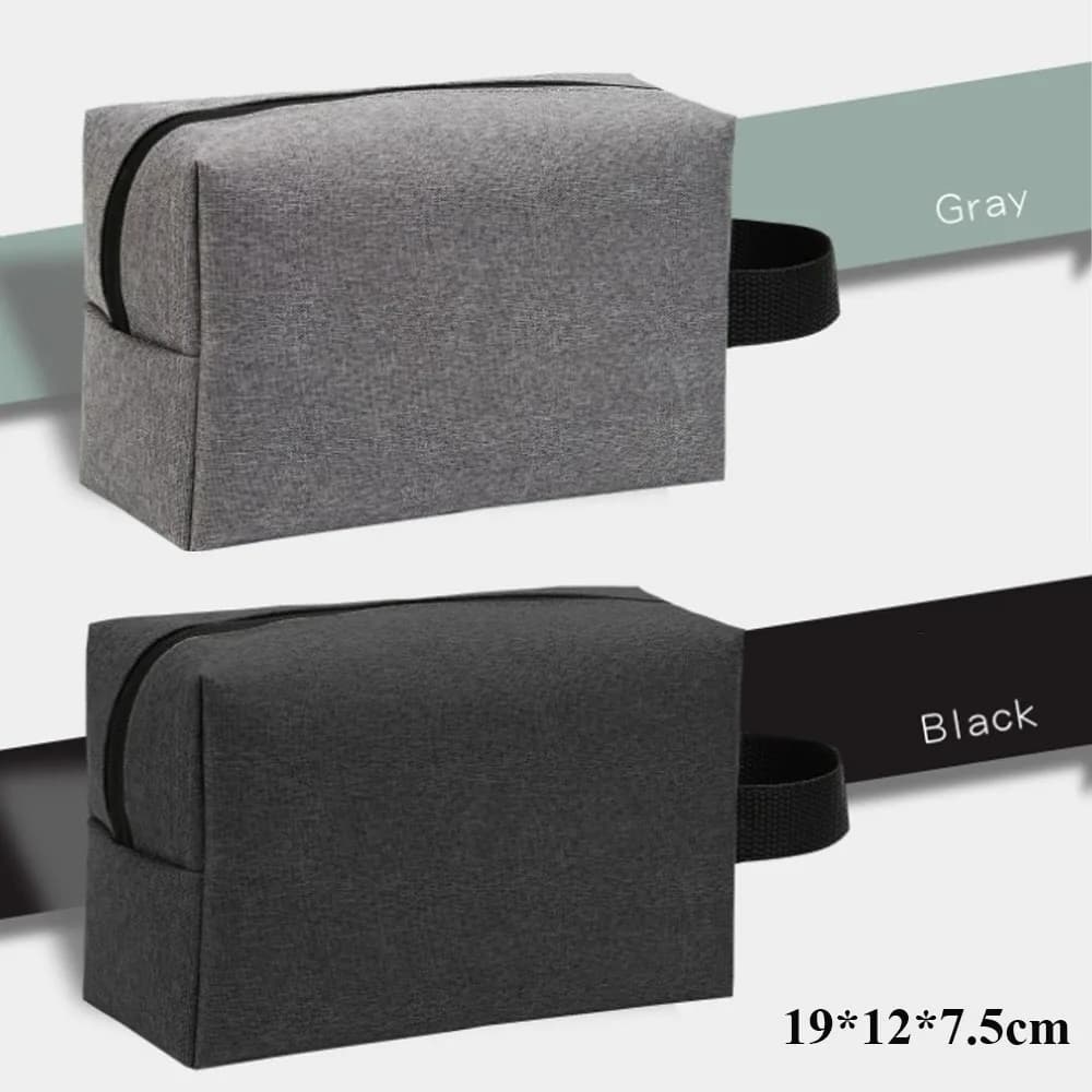 حقيبة مكياج من القماش أكسفورد مقاومة للماء، منظم أدوات تجميل للسفر، حقيبة أدوات تجميل كورية، حقيبة مكياج للسيدات