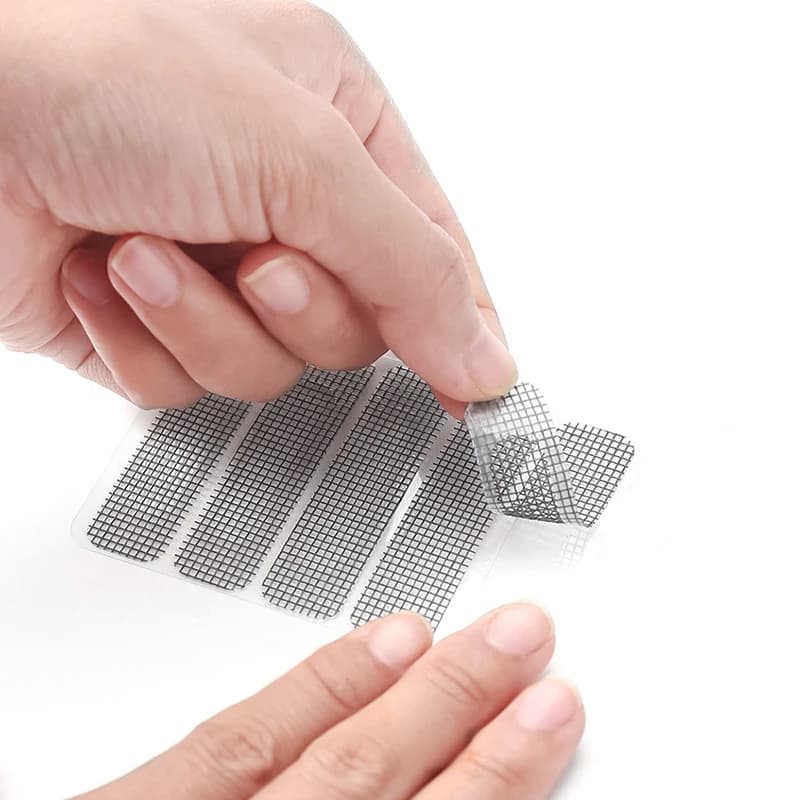 5 قطع/مجموعة ملصق إصلاح شاشة النافذة شبكة نافذة مضادة للبعوض شبكة باب البعوض رقعة إصلاح ثقب مكسور شبكة الشاشة - 3
