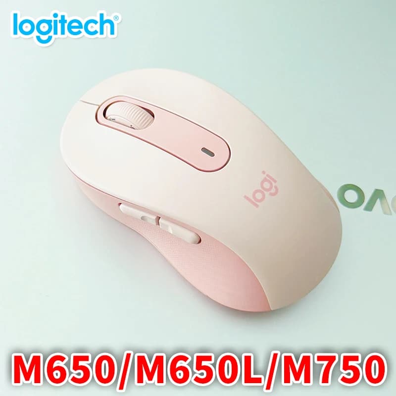 ماوس لوجيتك M750/M650 بلوتوث لاسلكي، للاستخدام المكتبي، هادئ، لأجهزة الكمبيوتر المحمولة الصغيرة/الكبيرة