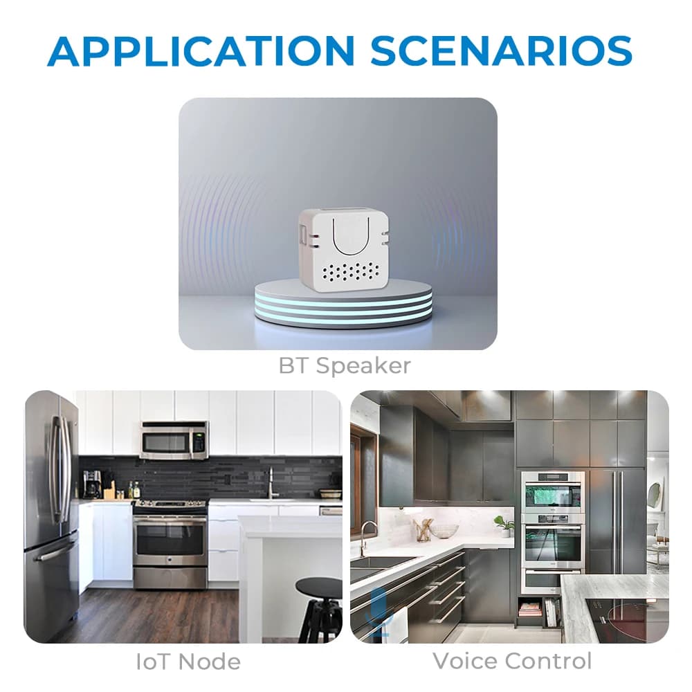 سماعة ذكية صغيرة M5Stack ATOM Echo قابلة للبرمجة وحدة تحكم صوتي ESP32 مع BLE/Wi-Fi لمشاريع IoT النموذجية وDIY - 3