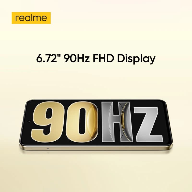 [النسخة الروسية] هاتف ذكي ريلمي C75 NFC مع معالج Helio G92 Max، شاحن 45 وات، شاشة 6.72 بوصة بمعدل تحديث 90 هرتز، كاميرا 50 ميجابكسل، بطارية 5828 مللي أمبير في الساعة - 5