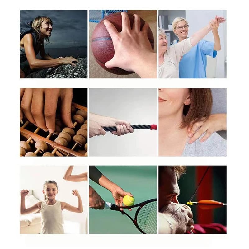 جهاز سيليكون لتمرين الأصابع وتحسين القبضة، مقاومة وإعادة تأهيل - 6