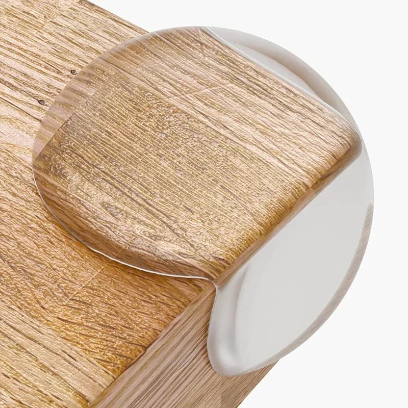 4-16 قطعة واقي زوايا الطاولة من السيليكون لسلامة الأطفال، شفاف وناعم، مضاد للتصادم - 4