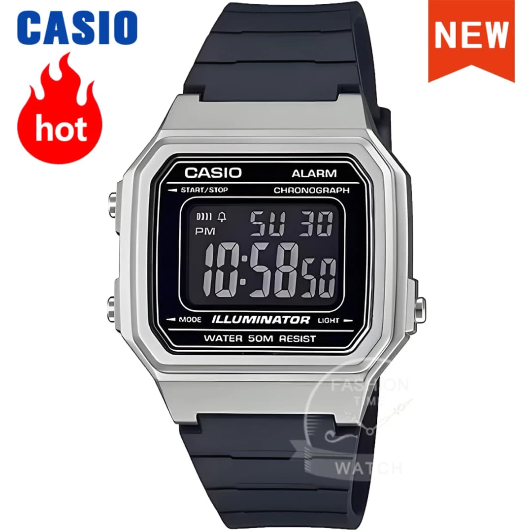 Casio watch for men sports top luxury set square Relogio Masculino часы мужские  W-217H series
