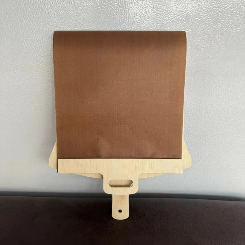 1 قطعة شفرة بيتزا منزلقة محمولة صينية عجين شفرة بيتزا منزلقة ملعقة غير لاصقة مجداف مع قماش عالي الحرارة - 6