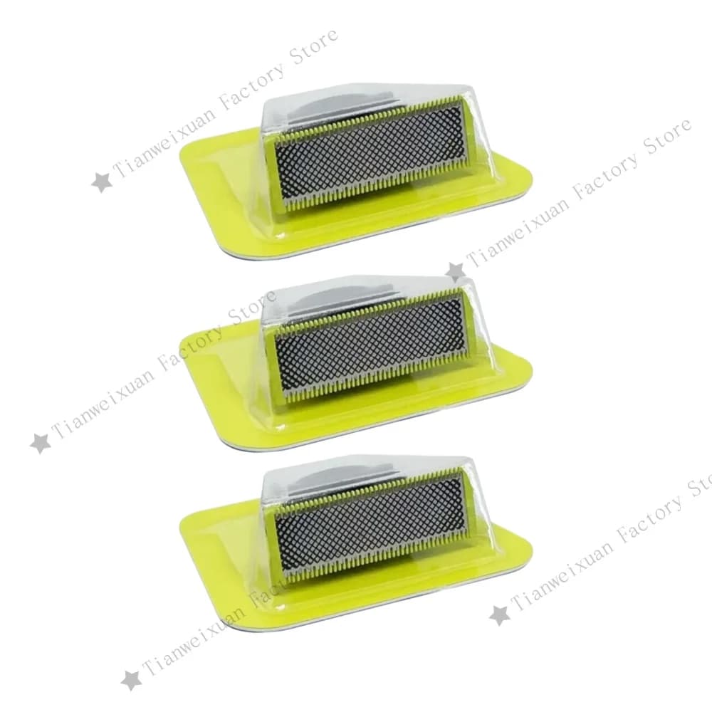 Stainless Steel 3-in-1 Nose Hair Trimmer Heads for Nose Ear Eyebrow Grooming Compatible with QP Series - 2