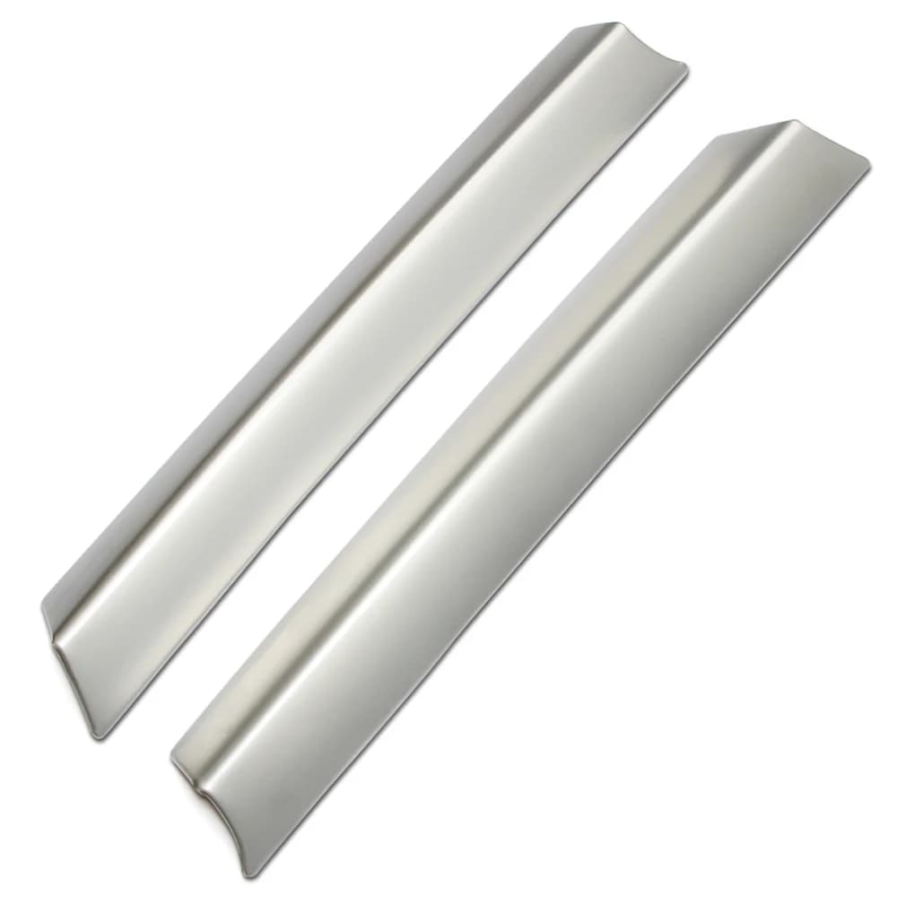 إكسسوارات عالية الجودة من الستانلس ستيل لحامل الأكواب وصندوق مسند الذراع لسيارات فولفو S60 /S60L/ V60/ XC60، تزيين فضي - 2