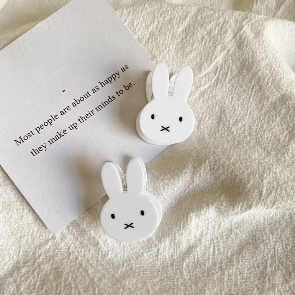 Cute Miffy Kawaii Ins Hair Decoration Clip Princess Bangs Clips Sweet Cool Rabbit Y2K Personality Headwear Student Girl Gifts - 5