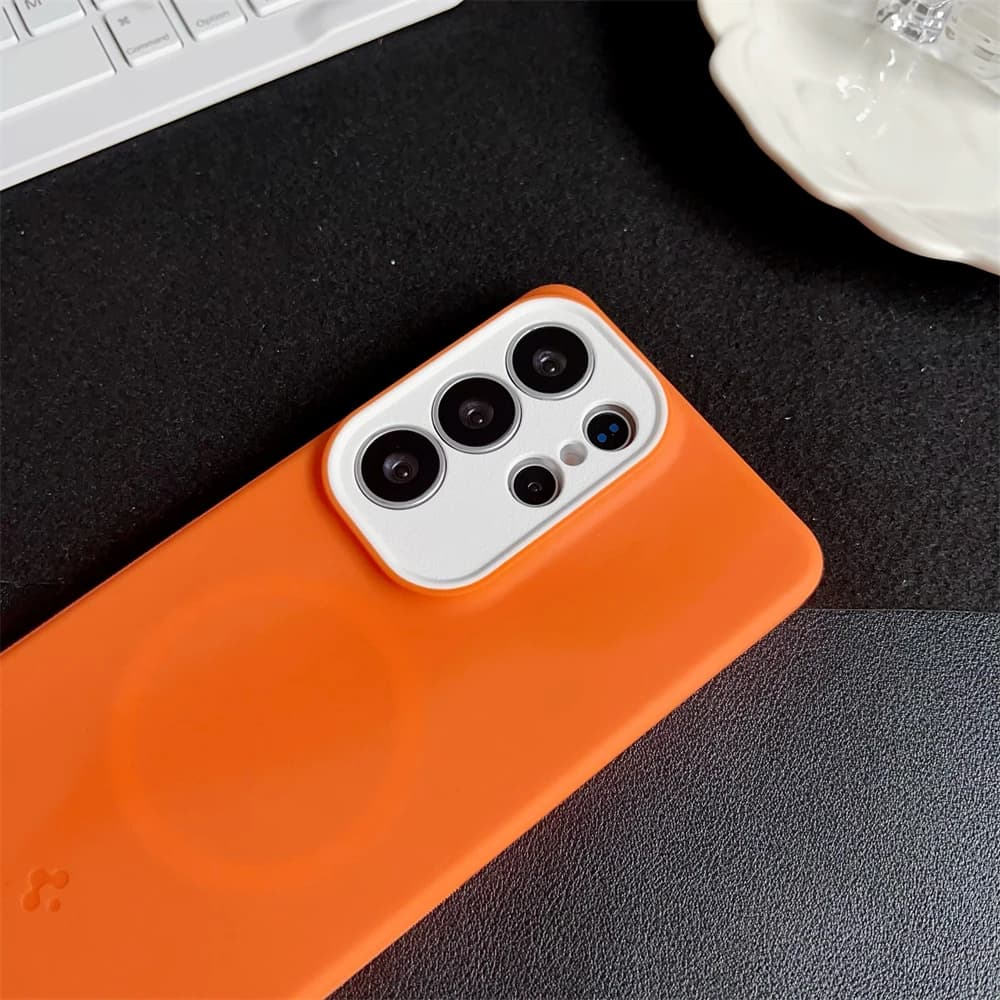 Spigen Fit MagFit Hide Magnetic Liquid Silicone Case For Samsung Galaxy S26 Ultra S25 Ultra For Magsafe Wireless Charging Cover - 2