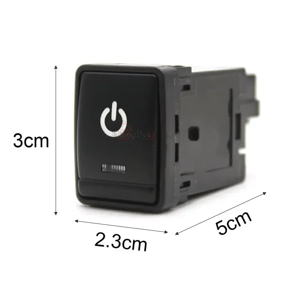 For Nissan X-Trail T32 2014 Qashqai J11 2015 Tiida NP300 Navara Car LED DRL Fog Light Power On Off Switch Front Camera Button - 2
