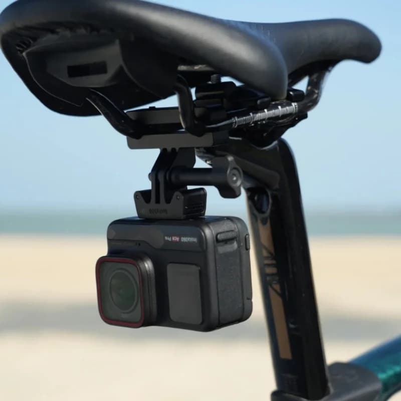Insta360 Original Bike Saddle Rail Mount for X5/X4/X3/GO3S/GO3/RS/R/Ace – Official Accessory Lightweight Aluminum Bracket - 5
