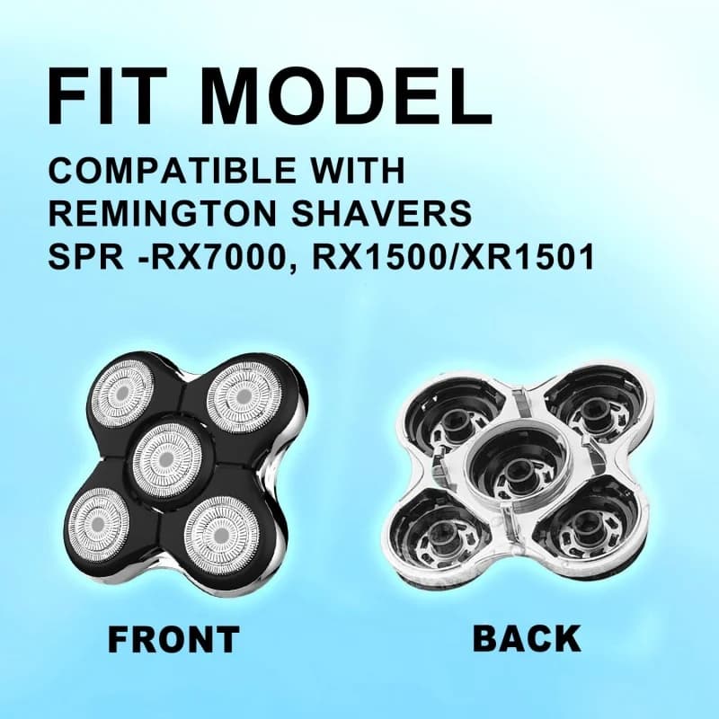 الأصلي لريمنجتون 5D RX5/XR7000/XR1500 شفرة الرأس إكسسوارات ماكينة حلاقة ذكية للرجال متعددة الوظائف قابلة للغسل ماكينة حلاقة دوارة - 3