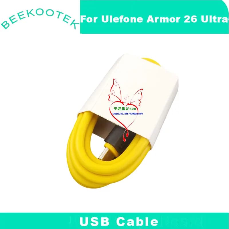 شاحن محول طاقة أصلي جديد Ulefone Armor 26 ألترا شحن سريع كابل USB رسمي خط بيانات لـ Ulefone Armor 23 ألترا - 3