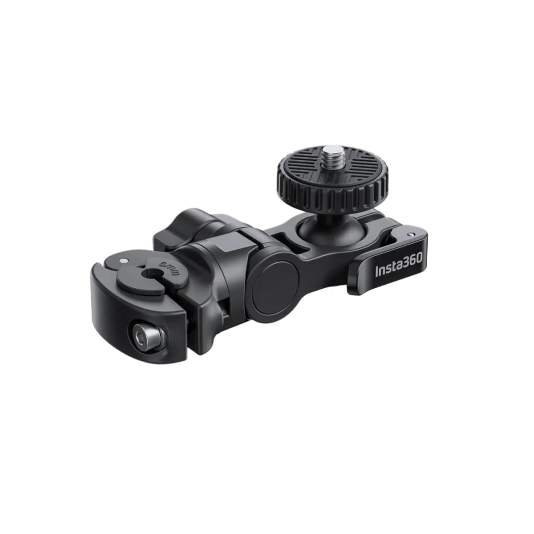 Insta360 Rearview Mirror Mount for Scooter & E-Bike, 6-15mm Rod Clamp, Adjustable Angle, Official Accessory - 6