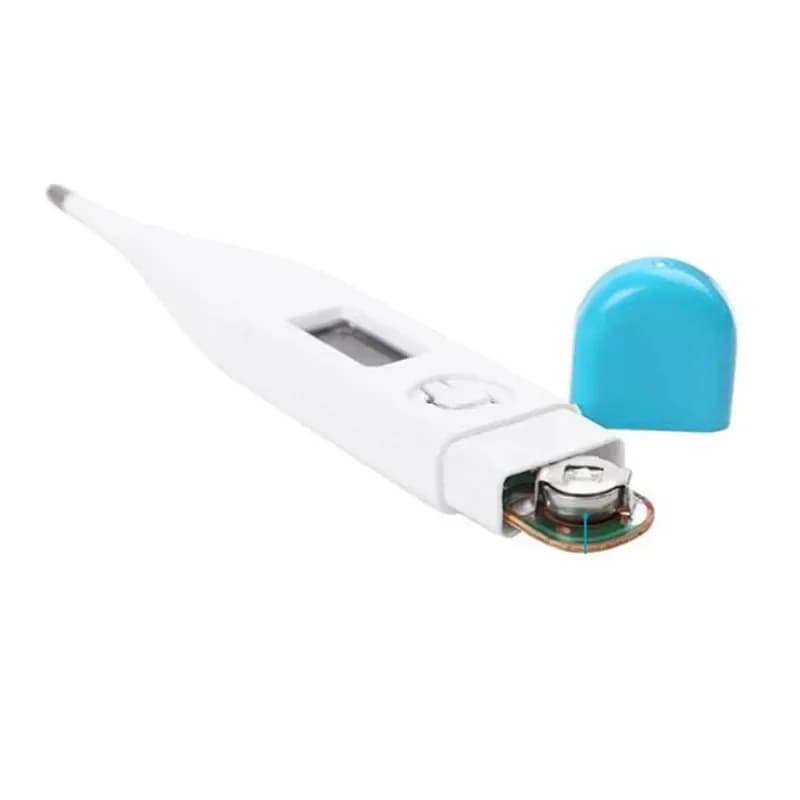 مقياس حرارة إلكتروني للحيوانات الأليفة للكلاب والقطط مزود بإضاءة LED آمن للاستخدام الجاف والرطب معدات طبية بيطرية - 5