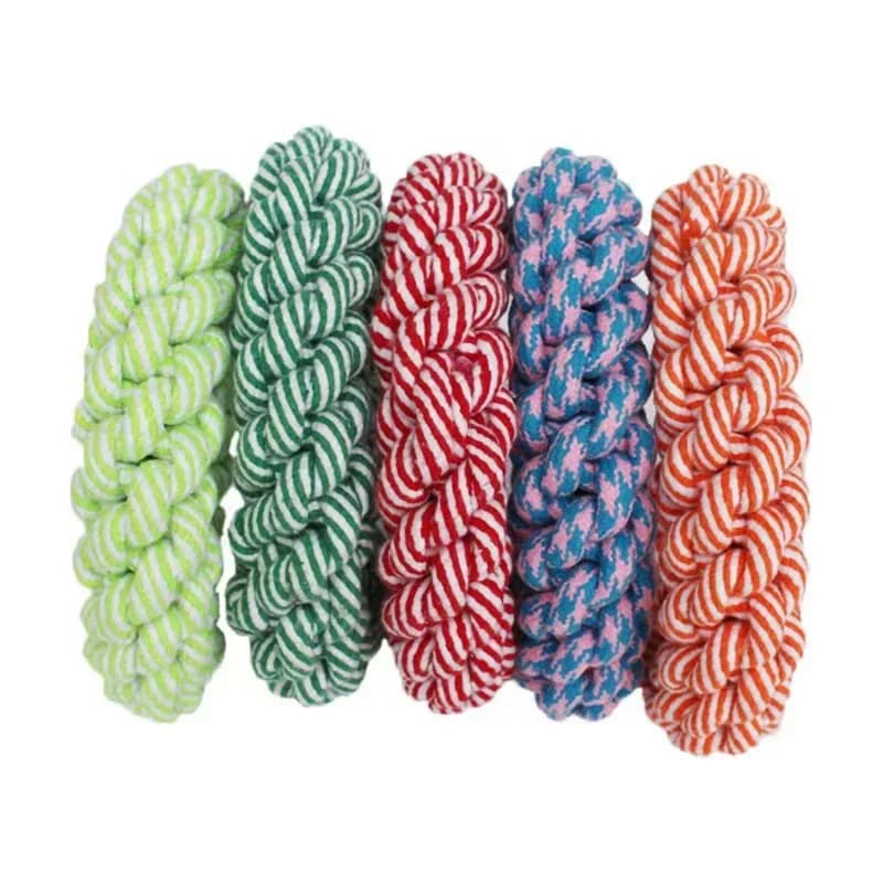 Bite-Resistant &Durable Chew-Proof Rope Knot Dog Toy - Heavy-Duty Interactive Chew Toy for Medium &Large Dogs (Golden Retriever) - 4