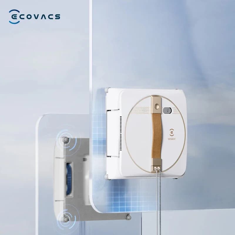 ECOVACS WINBOT W1S pro Window Cleaning Robot Dual Water Spray High Suction Smart Home Glass Cleaner for Walls - 5