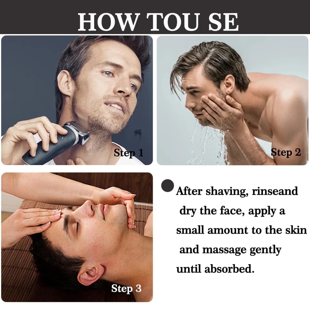 كريم ما بعد الحلاقة للرجال بالكولاجين 150 جرام لشد البشرة وتفتيح الخطوط الدقيقة ترطيب وتفتيح - 5