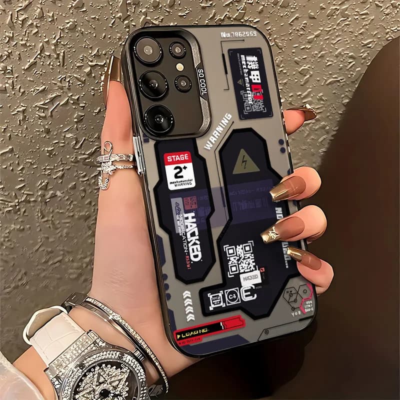 غطاء ميكا إبداعي من هاكر لهواتف Samsung Galaxy S26 S25 S24 S23 S22 S21 Ultra Plus FE A56 A55 A36 A16 A33 A34 A35