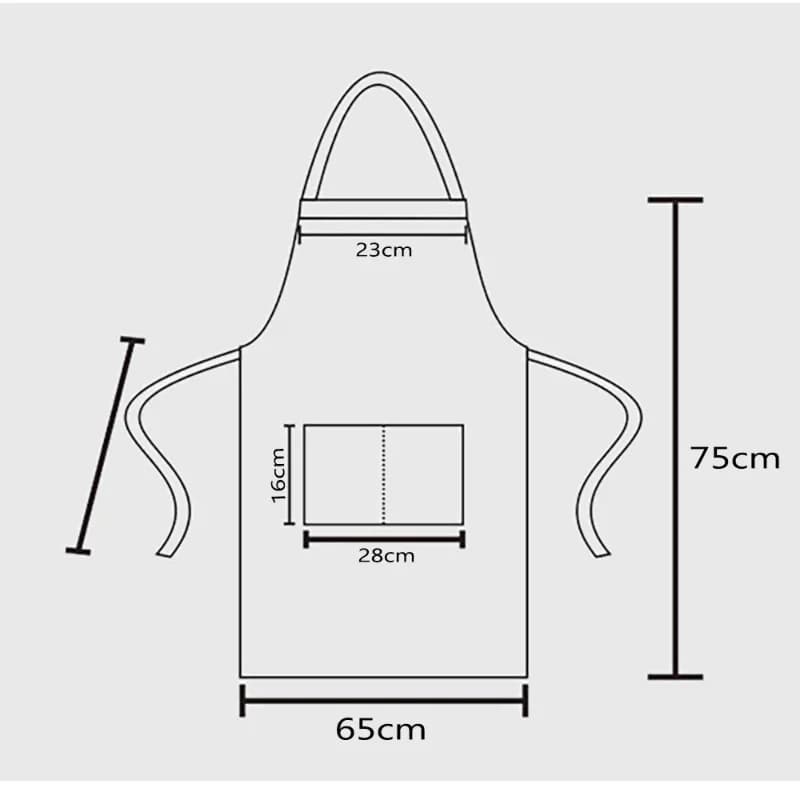 Black Ramadan Iftar Chef Islamic Apron Long Straps and Adjustable Neck Straps Eid Ramadan Gift Home Kitchen Decoration Islamic - 2
