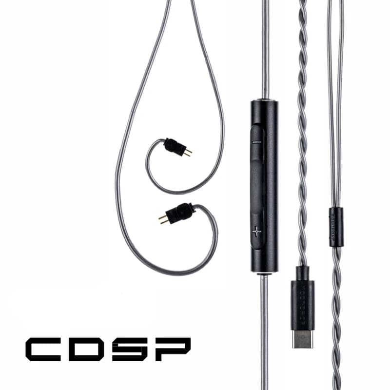 MOONDROP CDSP Earphone cable New Online Interactive DSP USB-C earphone Upgrade Cable for Portable Wired HiFi Earphone - 6