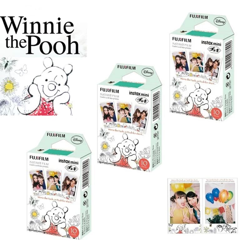 Fujifilm Instax Mini Film 10-30 Sheets New Winnie Films Photo Paper For Fujifilm Instant Camera Mini 12 9 11 8 Link EVO SP-2