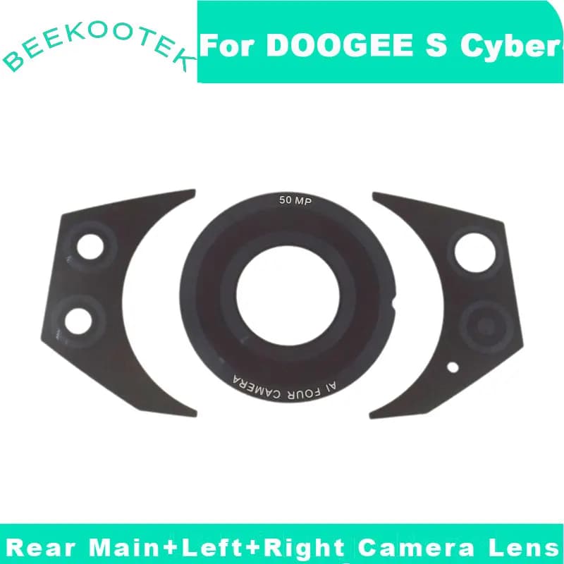New Original DOOGEE S Cyber Rear Main Camera Lens Back Left Right Camera Lens Glass Cover For DOOGEE S Cyber Smart Phone
