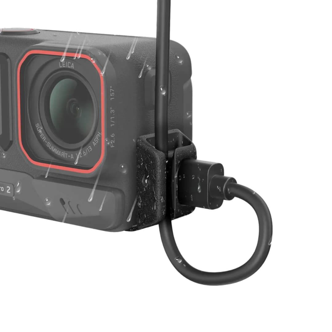 Insta360 Ace Pro 2/Ace Pro Rainproof Charging Cover with 1.5m Cable, IPX4 Waterproof, Charge While Recording, Official Accessory - 4