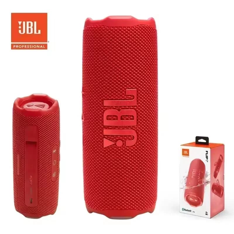 JBL Flip 7 Waterproof Bluetooth Speaker - Mini HiFi Stereo Sound System with Powerful Bass IP68 Wireless Portable - 4