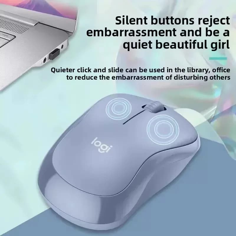 Logitech متوافق مع المكتب والألعاب، يدعم أنظمة متعددة والتشغيل الفوري logiM221&G305 - 6