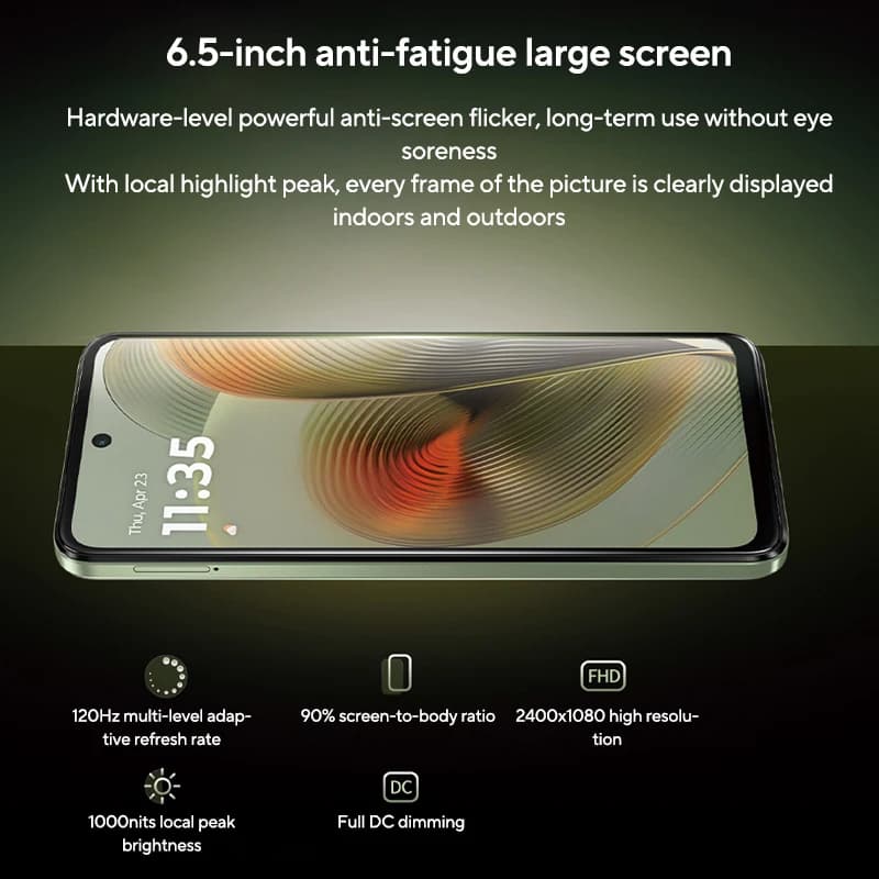 Motorola MOTO G55 Smartphone Original Global ROM 6.5-inch 120Hz Display 256GB MediaTek Dimensity 7025 50MP Cellphone - 5