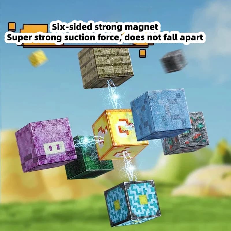 TNT Building Block Storage Box, Magnetic Building Blocks Toy, Building Block Set, Children's DIY Assembly Toy Building Blocks, - 3