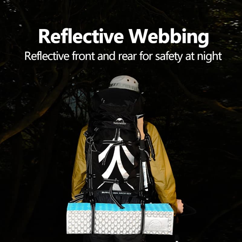 Naturehike 70L Camping Backpack Ergonomic Large Capacity Hiking Bags For Man With Rain Cover Outdoor Travel Trekking Backpacks - 3