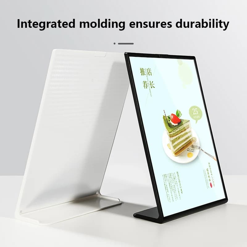 A4/A5/A6 Acrylic Panel Menu Display Stand L-Shaped Vertical Table Card Table Brand High-End Plastic Wine Catalog Menu Name Card - 2