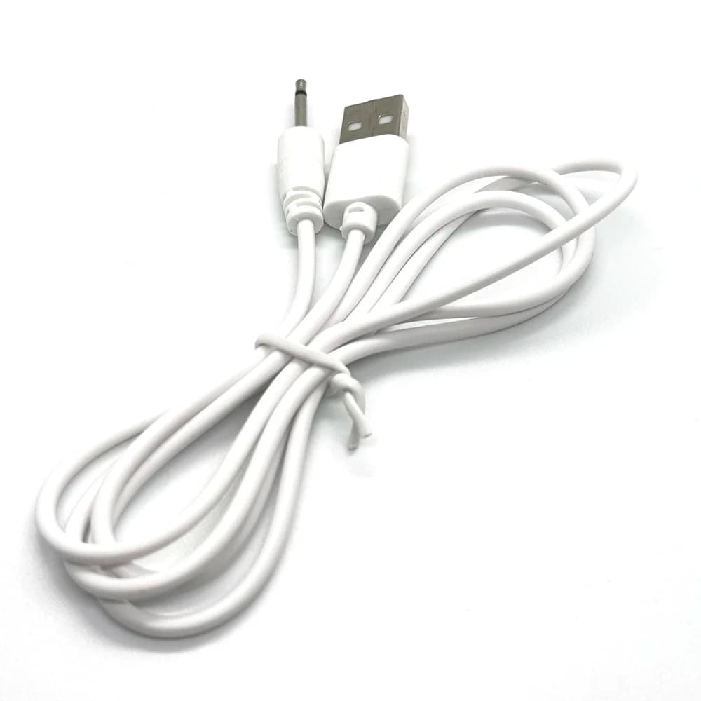 كابل شحن طاقة USB بديل 2.5 ملم محول شاحن DC USB لأجهزة التدليك القابلة لإعادة الشحن كابل شحن سريع - 5