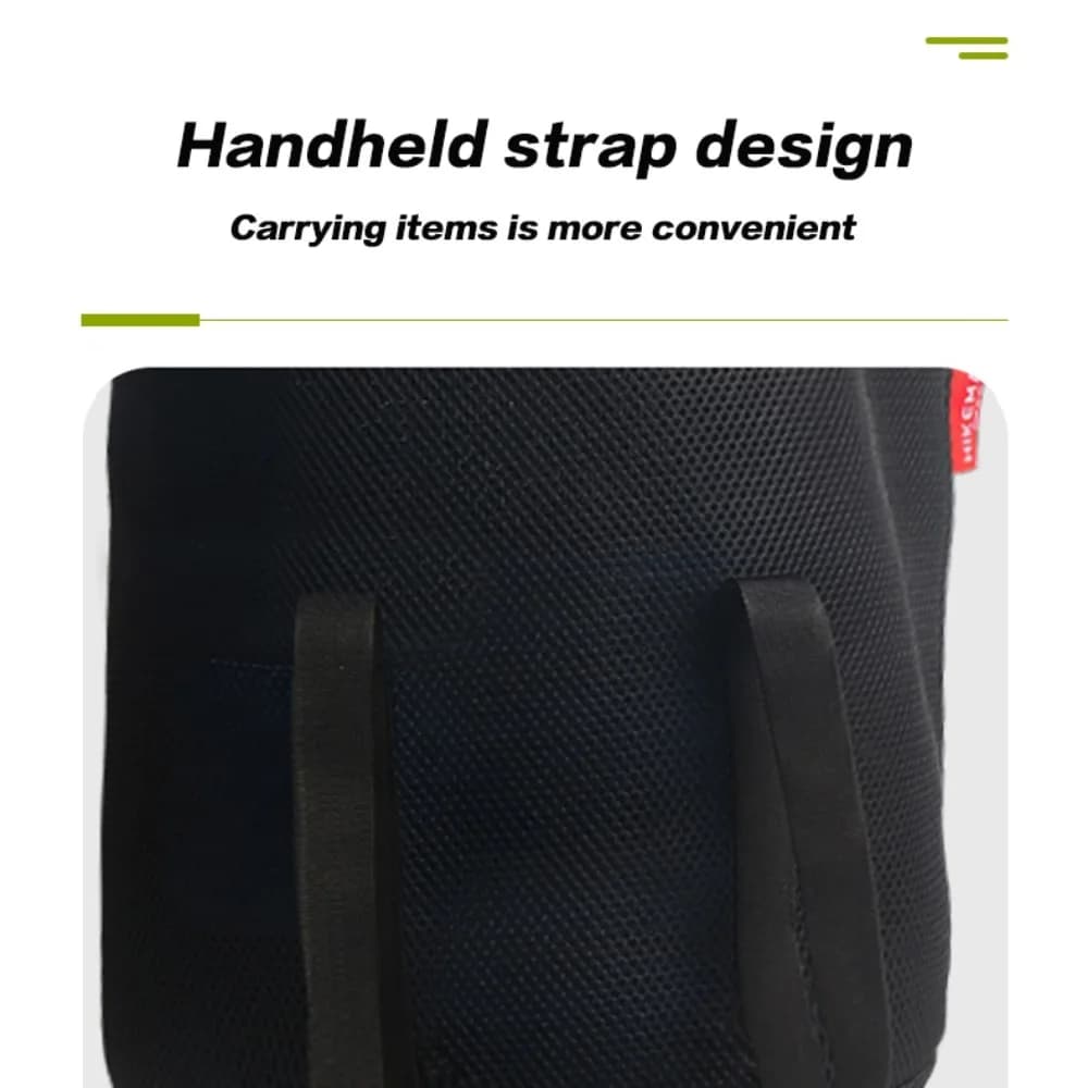 مجموعة حقائب أدوات مائدة من قماش شبكي خفيف الوزن، حقيبة تخزين أواني، حقيبة يد بفتحة سحّاب قابلة للتنفس - 5