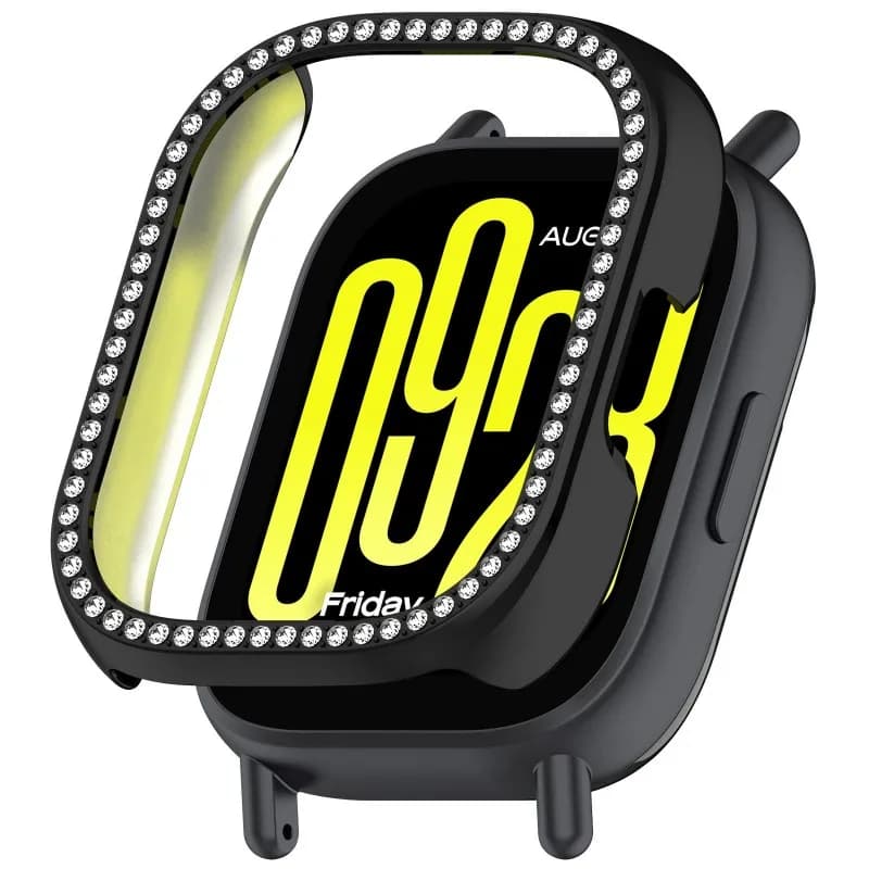Bling PC Hollow Case for Redmi Watch 5 Active/ 5Lite Smart Watch Diamond Crystal Bumper edmi Watch 5Active 5 Lite Accessorie - 3