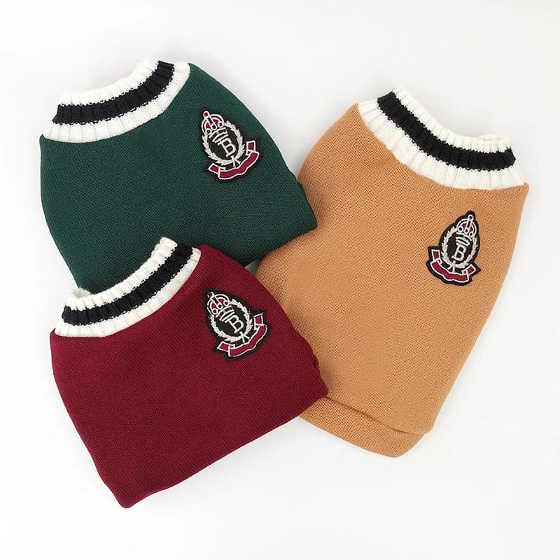 Cat Dog Sweater Pullover Winter Pet Clothes for Small Dogs Cat Vest Puppy Jacket Pet Cat Clothing Kitty Costume Ubranka Dla Psa - 2