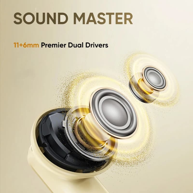 الإصدار العالمي ريالمي بدز اير 8 إلغاء الضوضاء النشط سماعة أذن لاسلكية حقيقية ساعات بطارية بلوتوث 5.4 سماعات TWS - 3