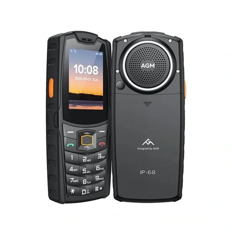 AGM M6 Rugged Phone Loud 103dB Speaker 2.4" Screen 4G Dual SIM 2500mAh Battery BT5.1 FM Radio IP68/IP69K-Senior-Friendly Phone - 4