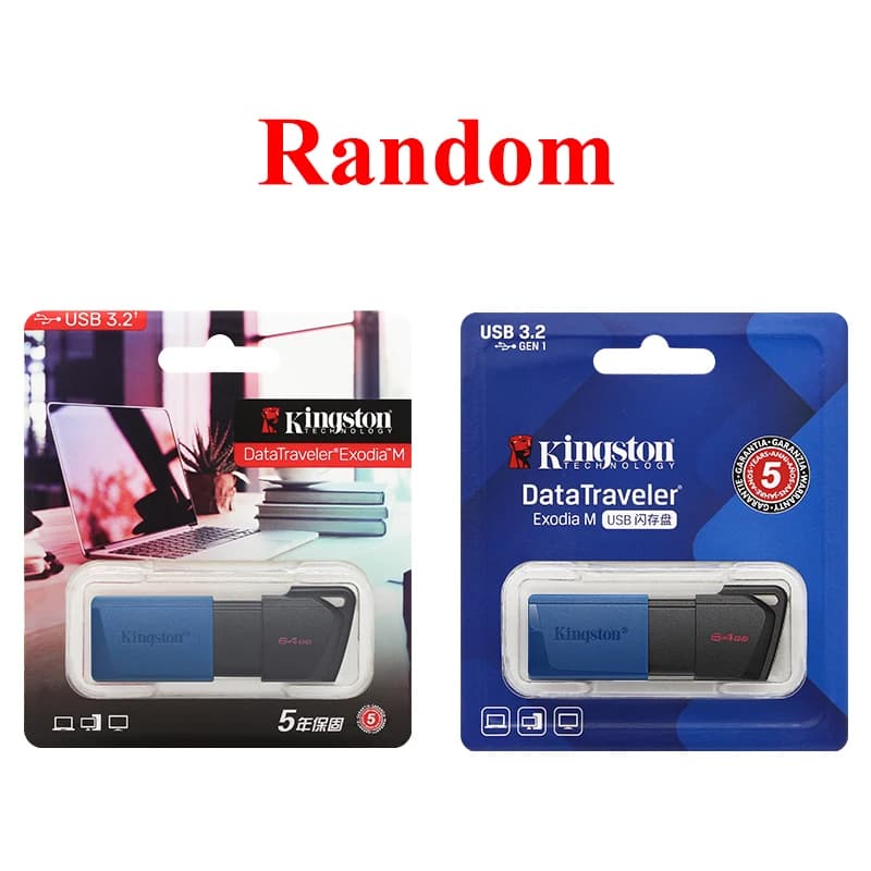 محرك أقراص فلاش كينجستون DTXM USB 3.2 بسعات 64GB و128GB و256GB أصلي عالي السرعة للكمبيوتر - 6