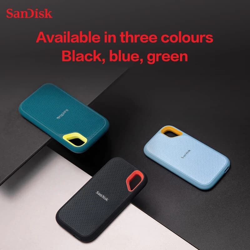 سان ديسك E61 محرك أقراص خارجي USB3.2 Gen محمول نقل عالي السرعة 500 جيجابايت 1 تيرابايت 2 تيرابايت 4 تيرابايت جهاز تخزين للكمبيوتر - 6