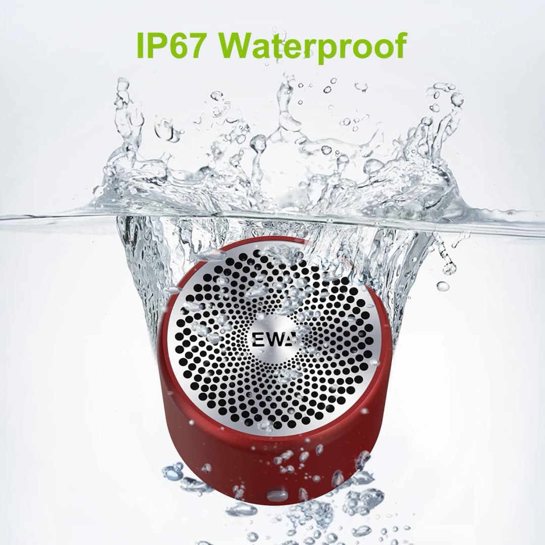 EWA Travel Case Packed A106 Pro Portable Bluetooth Speaker with Custom Bass Radiator Brief Design IP67 Waterproof  Mini Speaker - 5