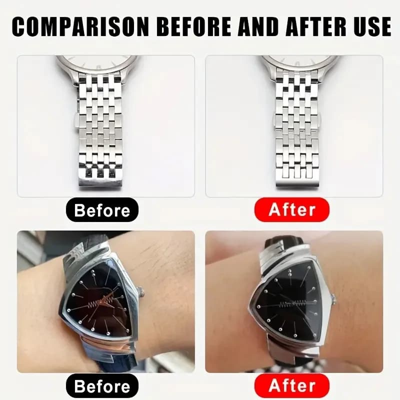 Instant Watch Polishing Paste-Metal Frame Renewal Cream,Strap and Screen Scratch Repair,Metal Jewelry Repair,Repair Tools & Kits - 4