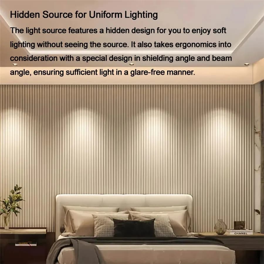 إضاءة سقف ذكية مدمجة من Yeelight Mesh M2 Lite، 220V، اتصال بلوتوث، متوافقة مع Mi Home وGoogle وAlexa، درجة حرارة لون 2700-6000K - 5