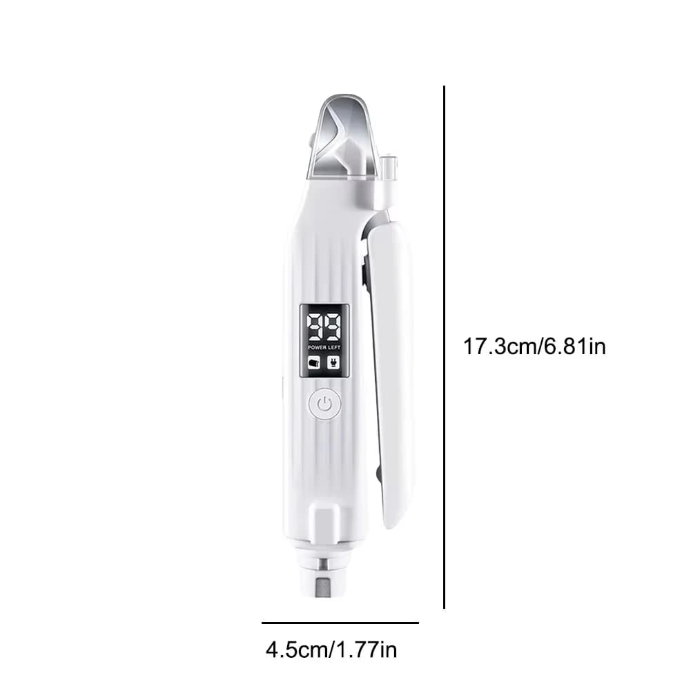 2 in 1 Electric Pet Nail Trimmer with LED Lights Pet Nail Grinder Dog Nail Trimmer and Grinder for Small Medium Large Dogs/Cats - 6