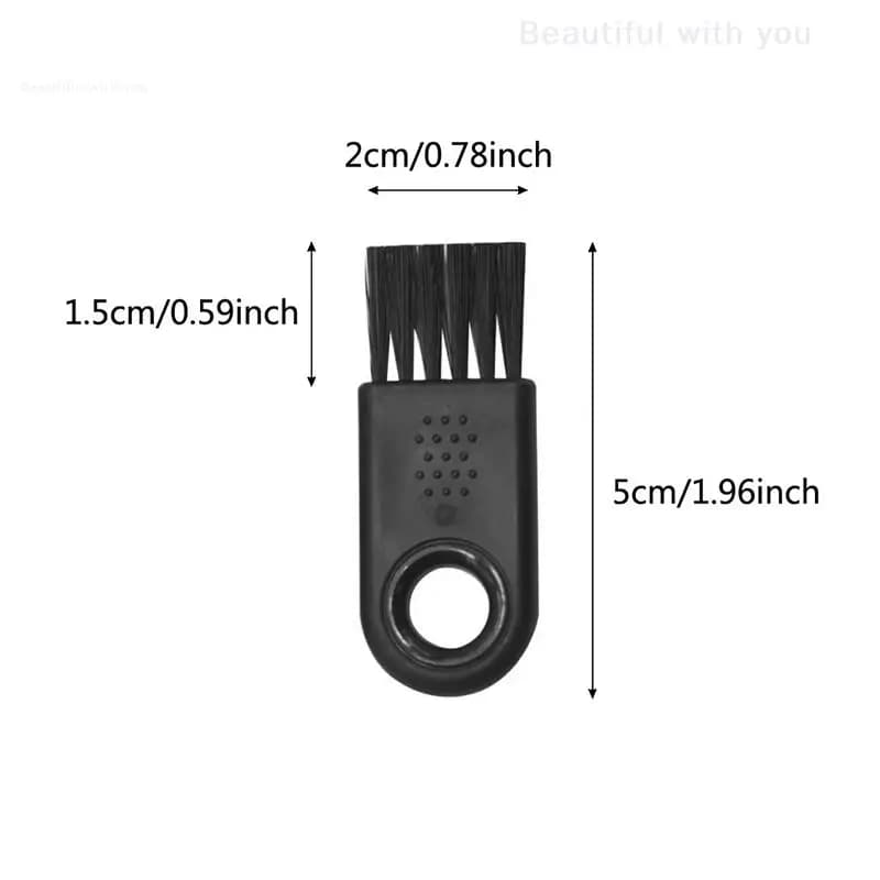 6Pcs/Set Electric Shaver Cleaning Brush Mutifunctional Cleaning Brush Anti‑Slip Trimmer Brush Cleaner Shaving Brush - 6