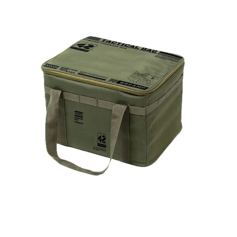 Multifunctional Camping Cookware Storage Bag Tactical Design Large Capacity Anti-Collision Gas Tank Carry Bag for Outdoor Picnic - 6