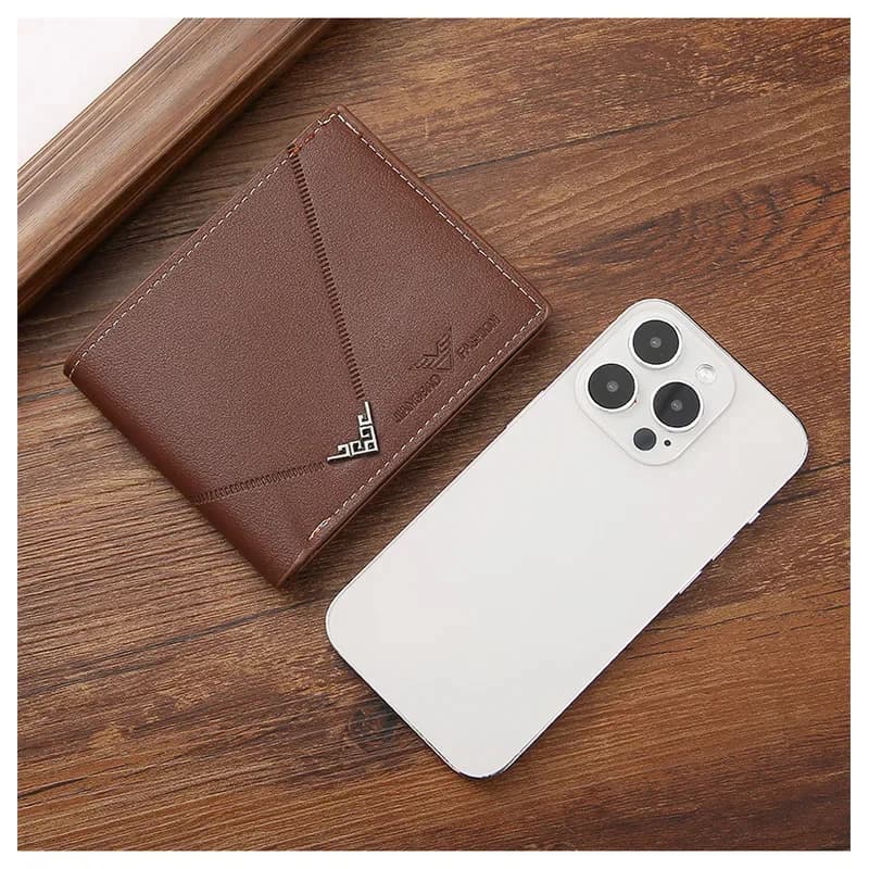 Slim Leather Wallet for Men RFID Blocking Bifold Front Pocket Wallet Minimalist Credit Card Holder Cash Money Clip - 4